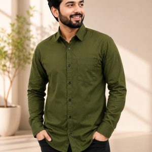 PREMIUM SHIRT- Olive Color