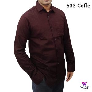 PREMIUM SHIRT- Coffe Color